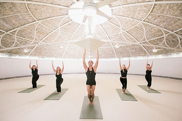 Yoga Dome at Two Bunch Palms Wellness Resort Palms Springs